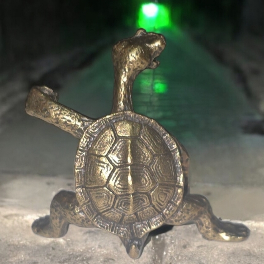 💥 Incense Holder - Vintage Kung Fu Turtle - Picture 2 of 4